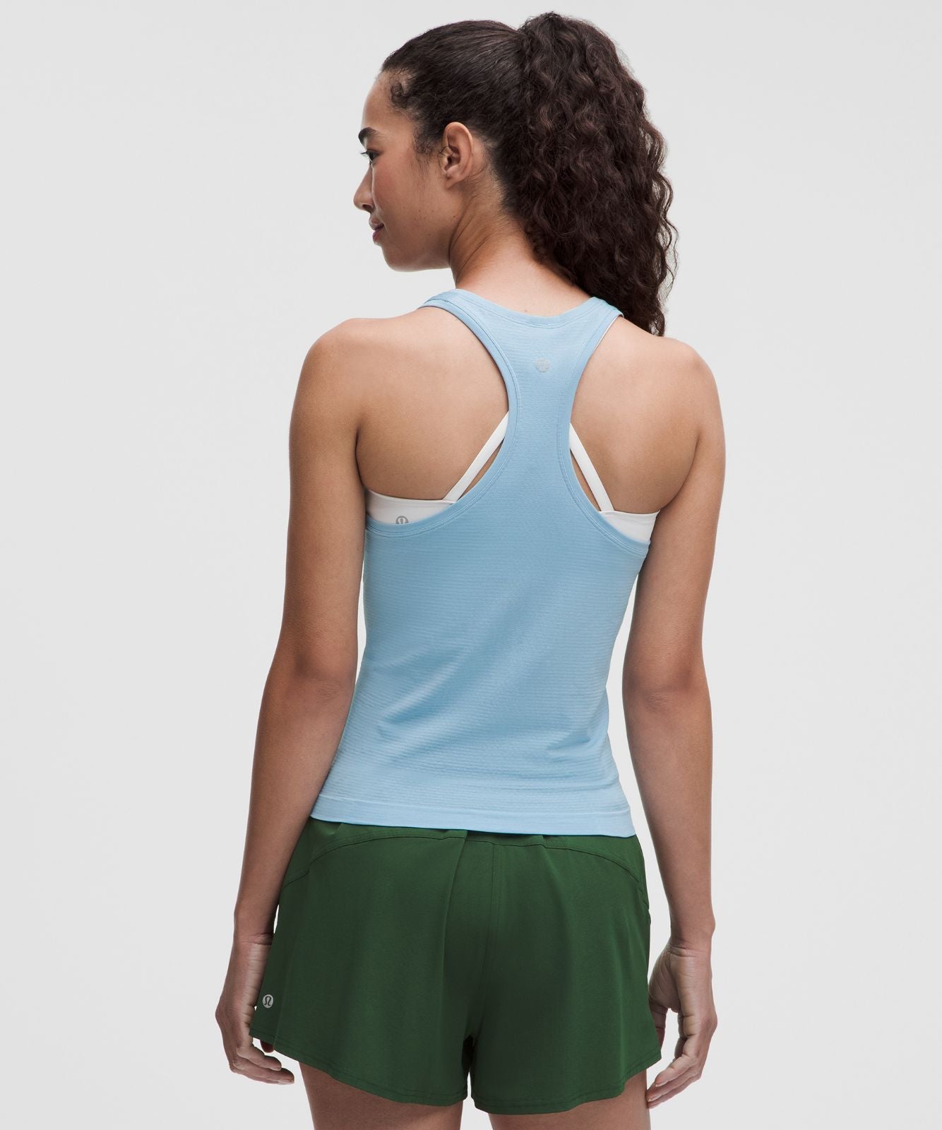 Swiftly Tech Racerback Tank Top 2.0 *Waist Length Dreamy Blue/Dreamy Blue