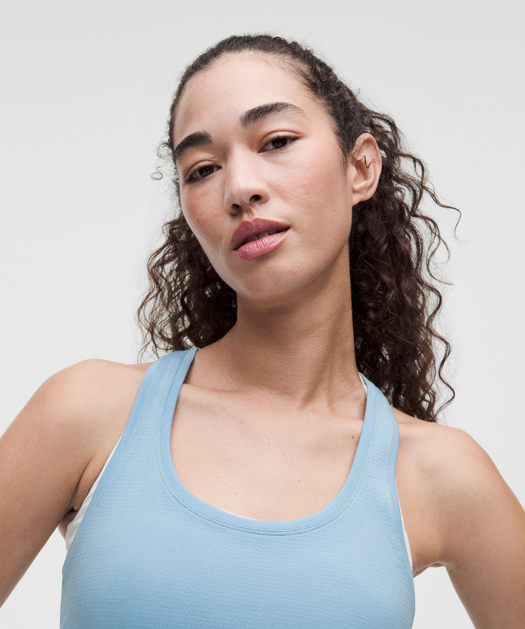 Swiftly Tech Racerback Tank Top 2.0 *Waist Length Dreamy Blue/Dreamy Blue