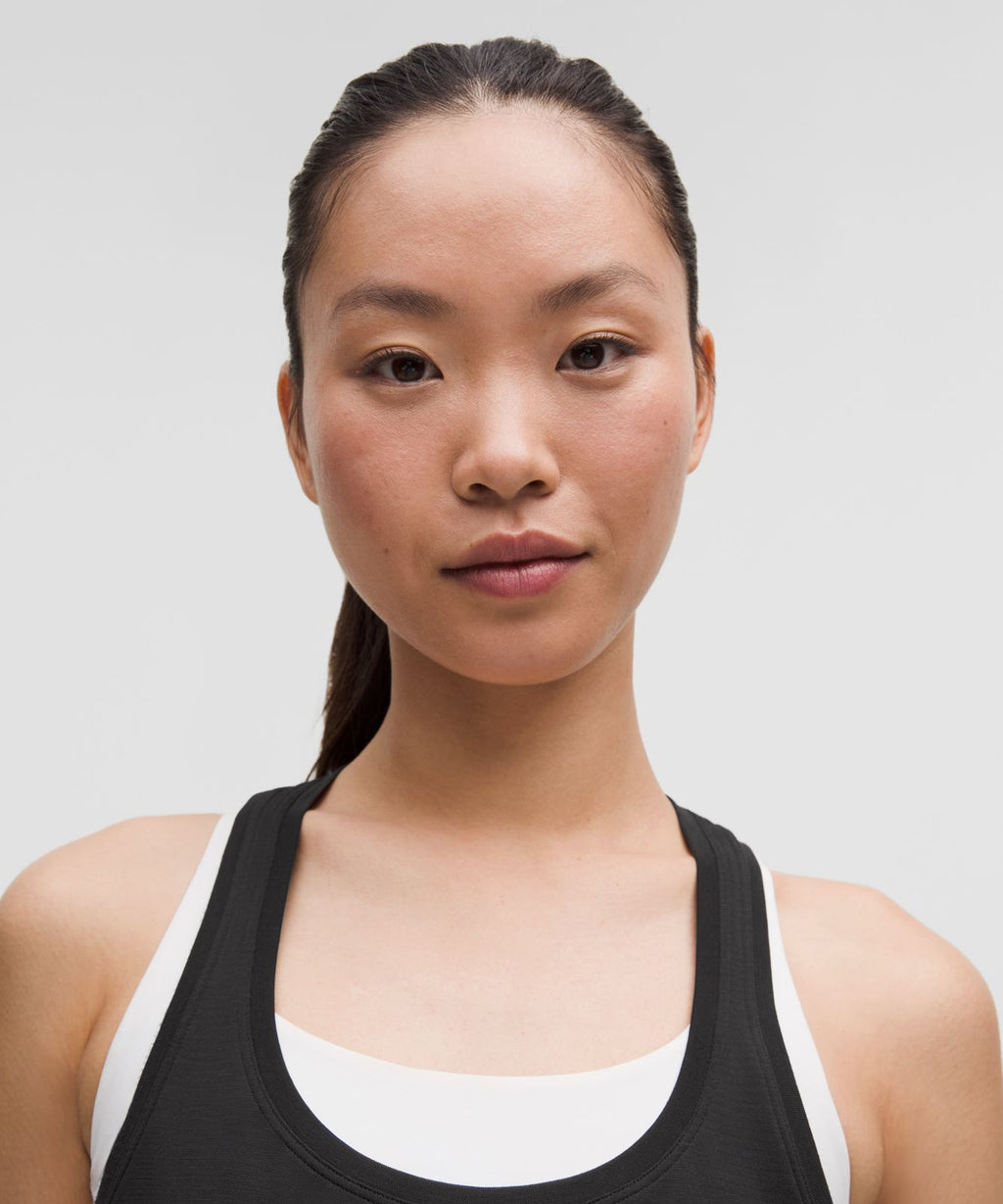 Swiftly Tech Racerback Tank Top 2.0 *Waist Length Black/Black