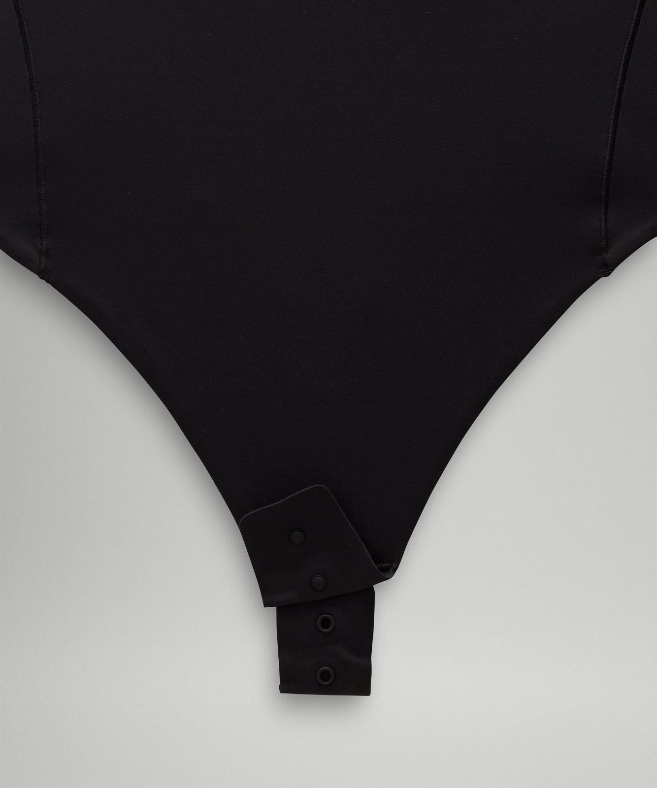 Wundermost Ultra-Soft Nulu Square-Neck Sleeveless Bodysuit Black