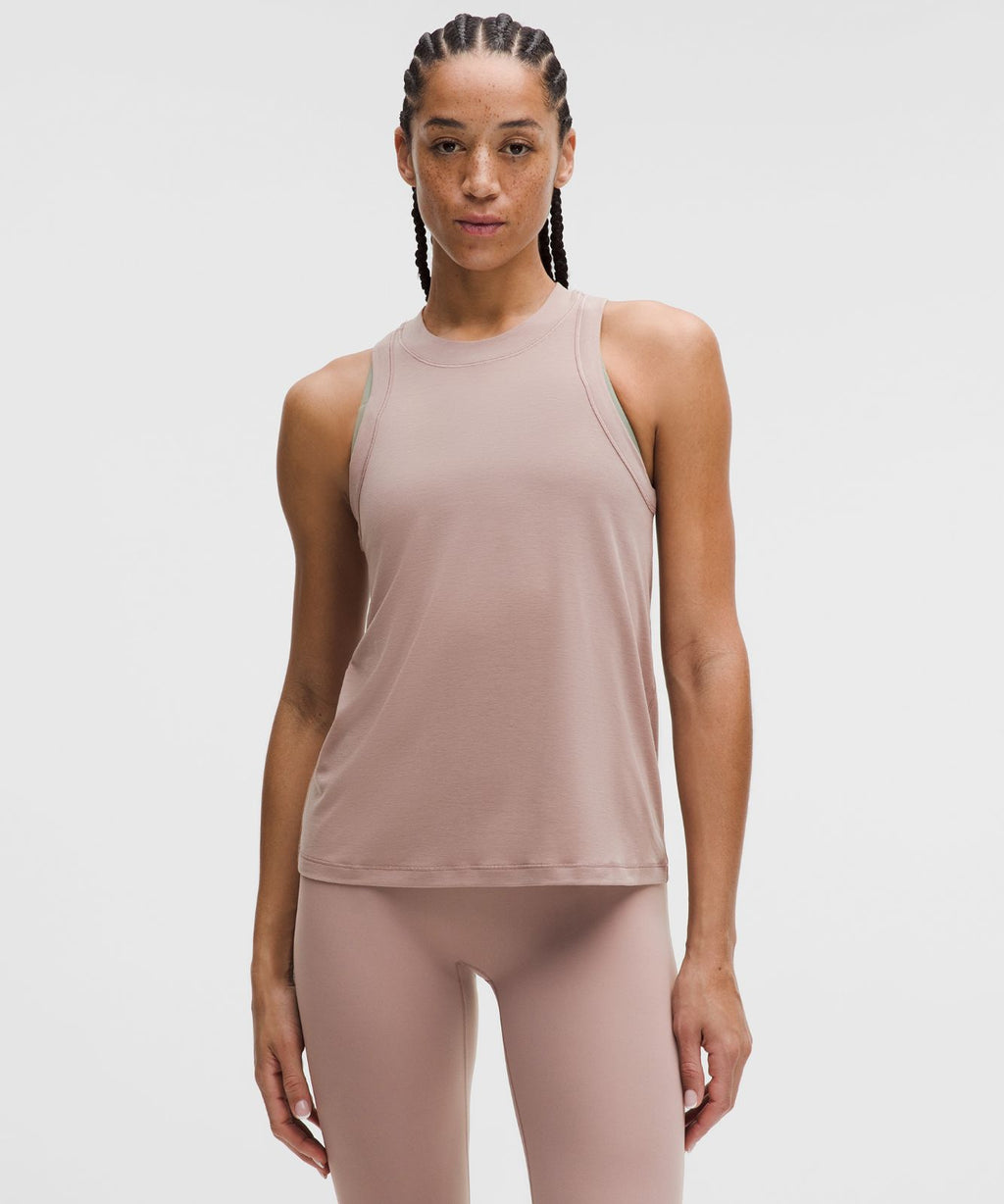 Jersey Training Tank Top Ashen Rose