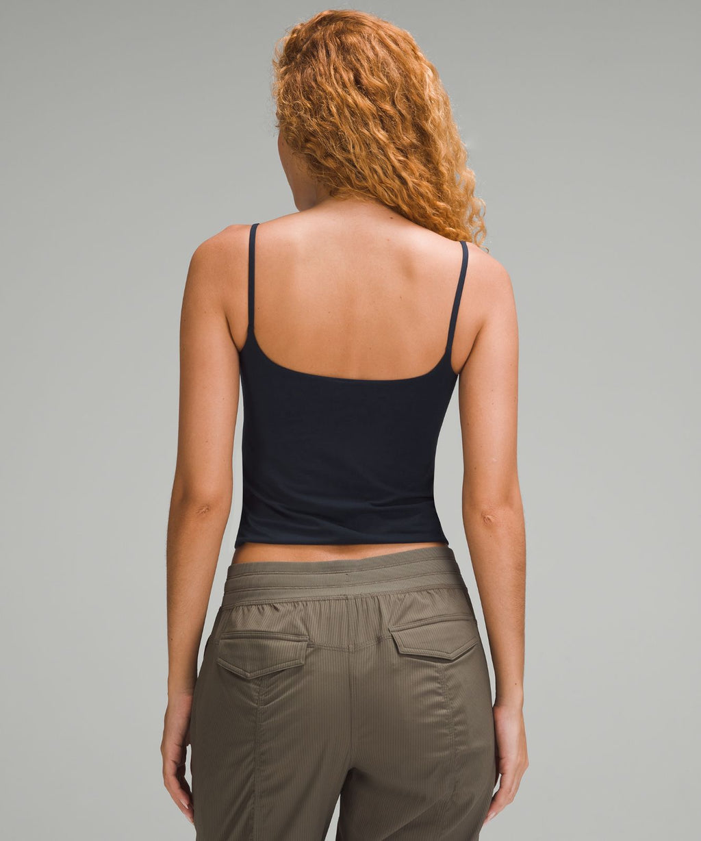 Wundermost Ultra-Soft Nulu Spaghetti-Strap Cami Tank Top True Navy
