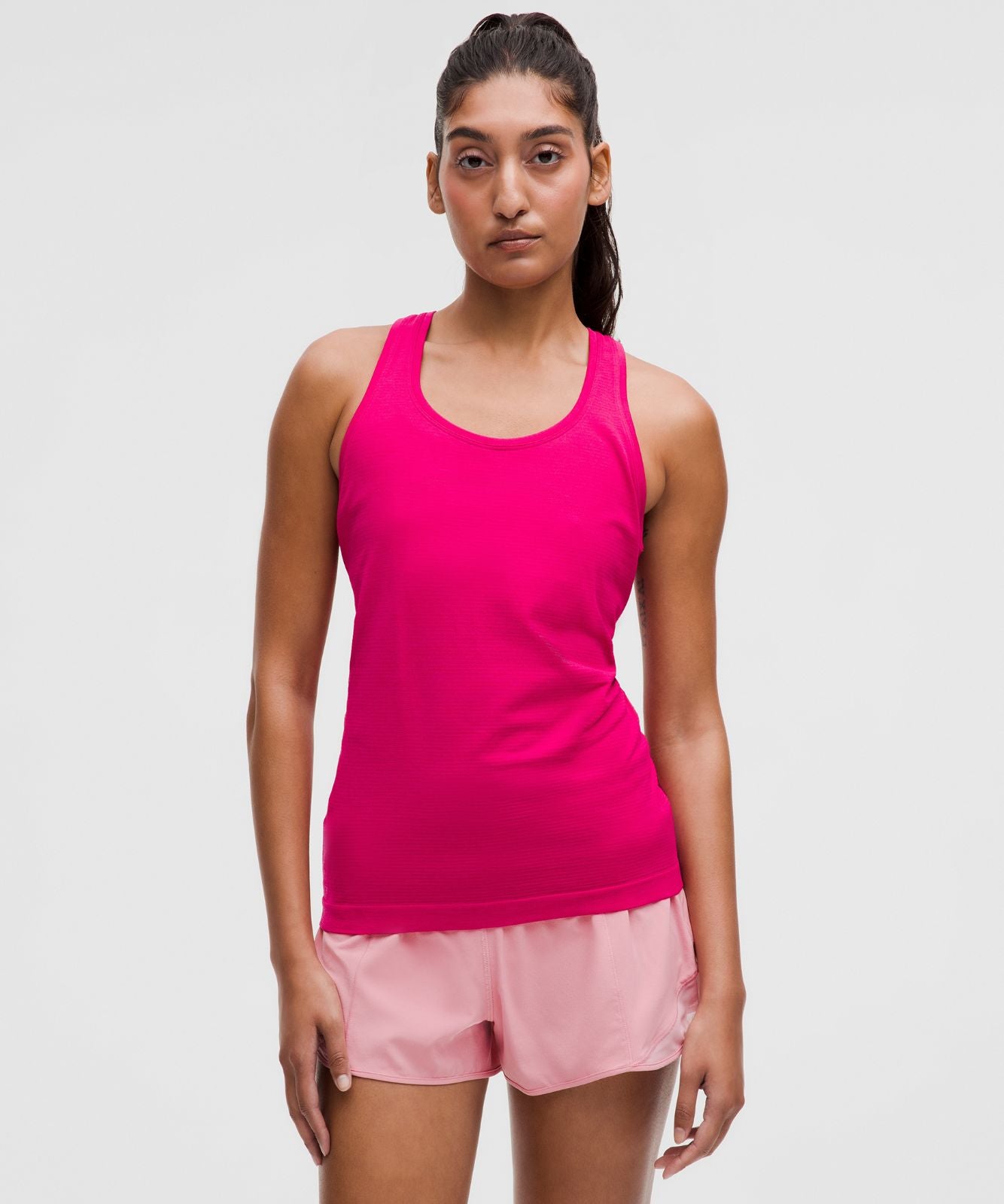 Swiftly Tech Racerback Tank Top 2.0 *Hip Length Passionate/Passionate