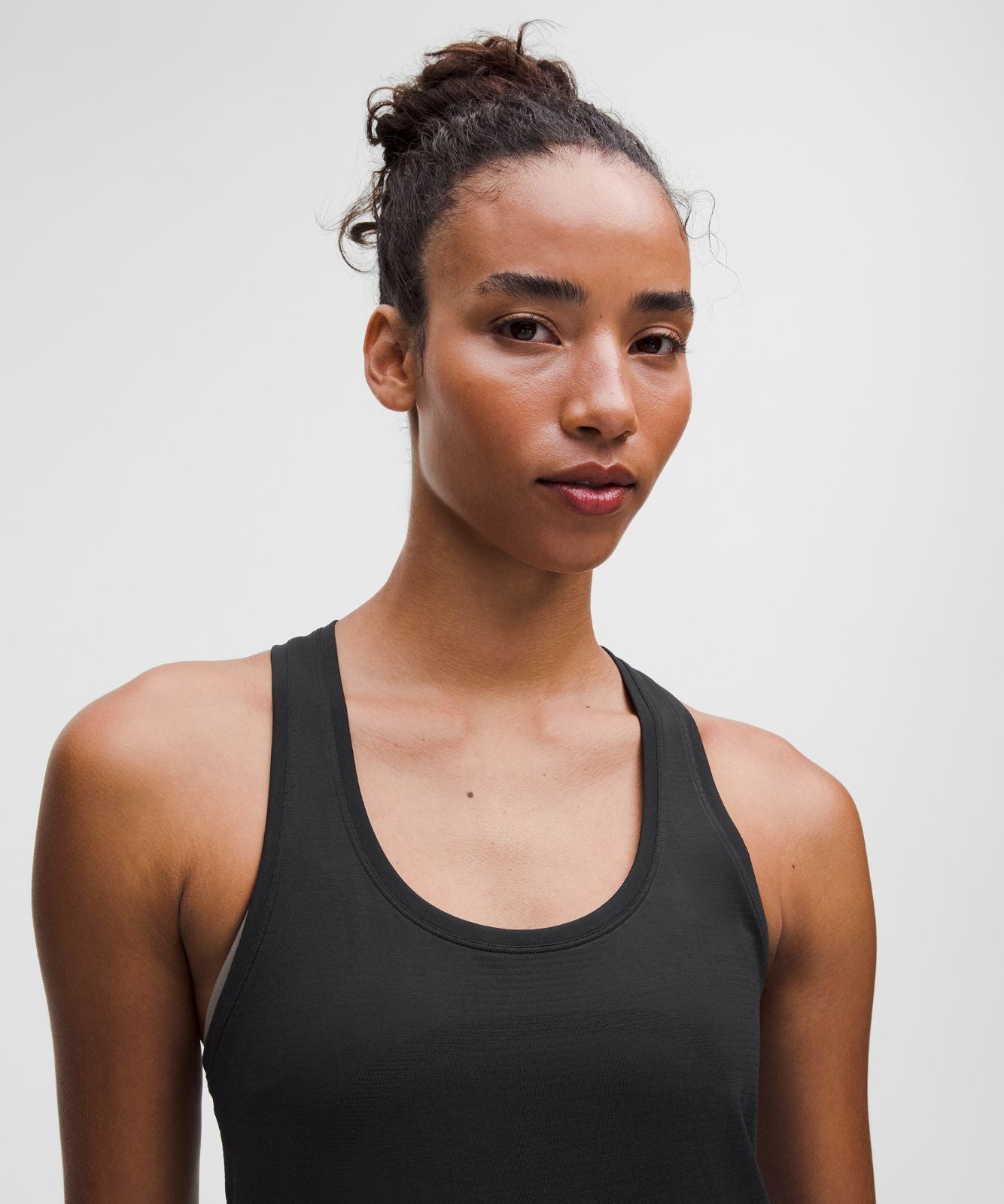 Swiftly Tech Racerback Tank Top 2.0 *Hip Length Black/Black
