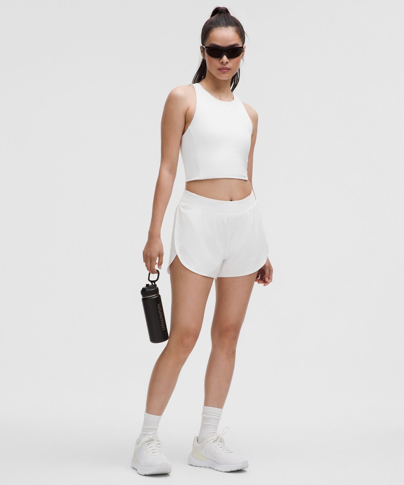 Swift Speed Cropped Tank Top *B/C Cup White