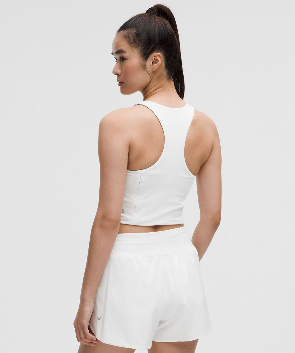 Swift Speed Cropped Tank Top *B/C Cup White