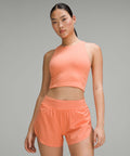 Swift Speed Cropped Tank Top *B/C Cup Coral Kiss