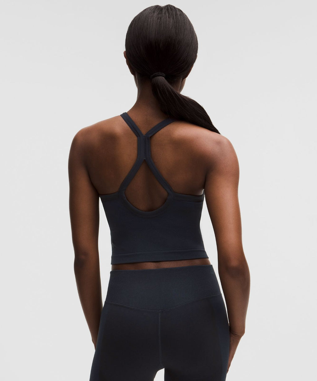 Get Low Cross-Back Training Tank Top *Light Support, B/C Cup True Navy/Black