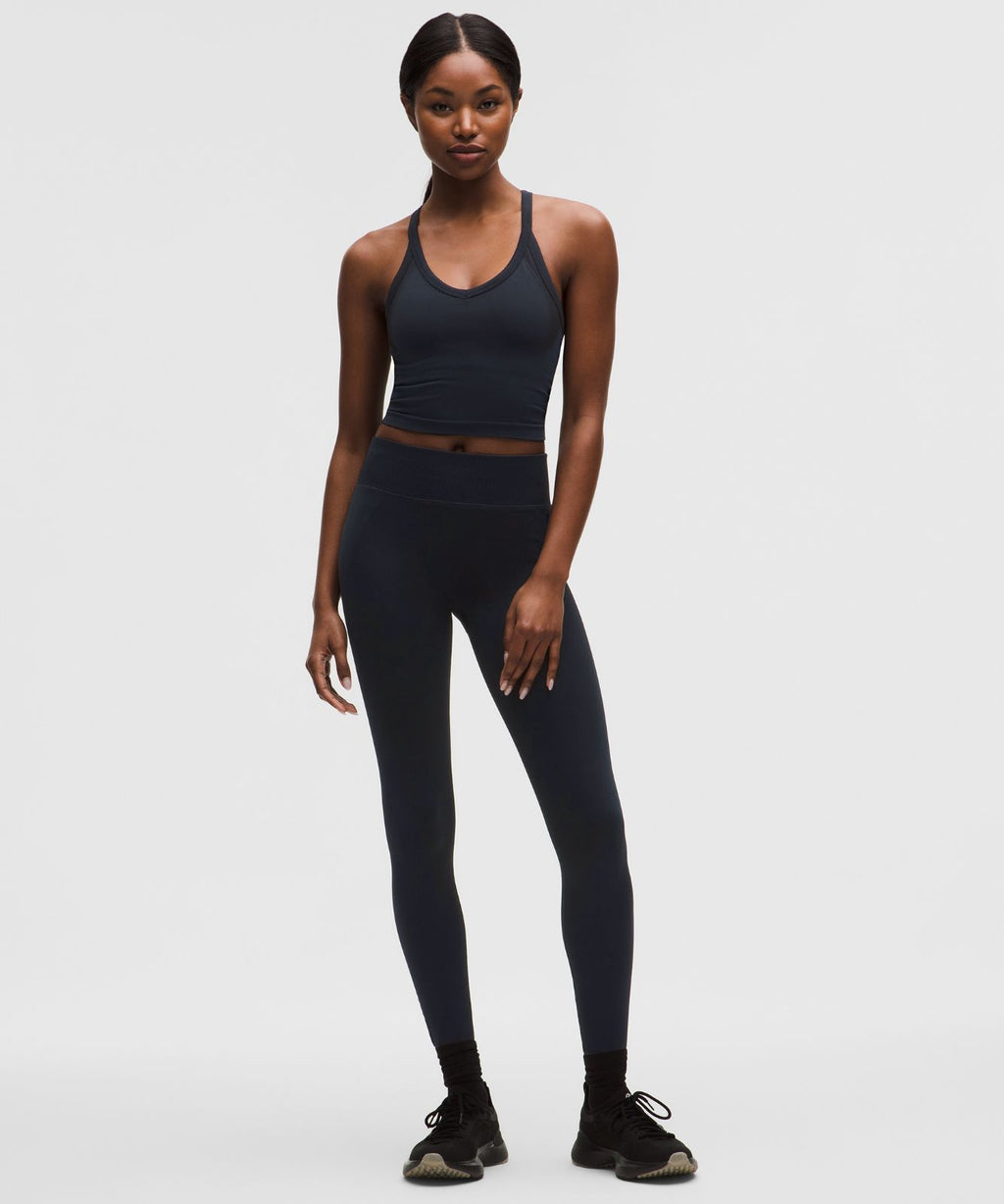 Get Low Cross-Back Training Tank Top *Light Support, B/C Cup True Navy/Black