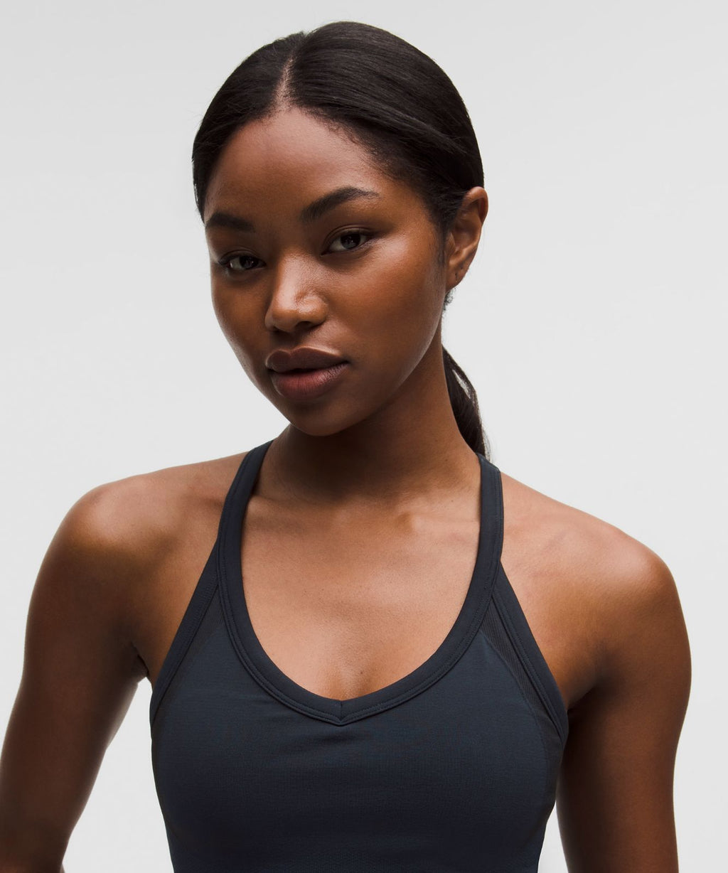 Get Low Cross-Back Training Tank Top *Light Support, B/C Cup True Navy/Black