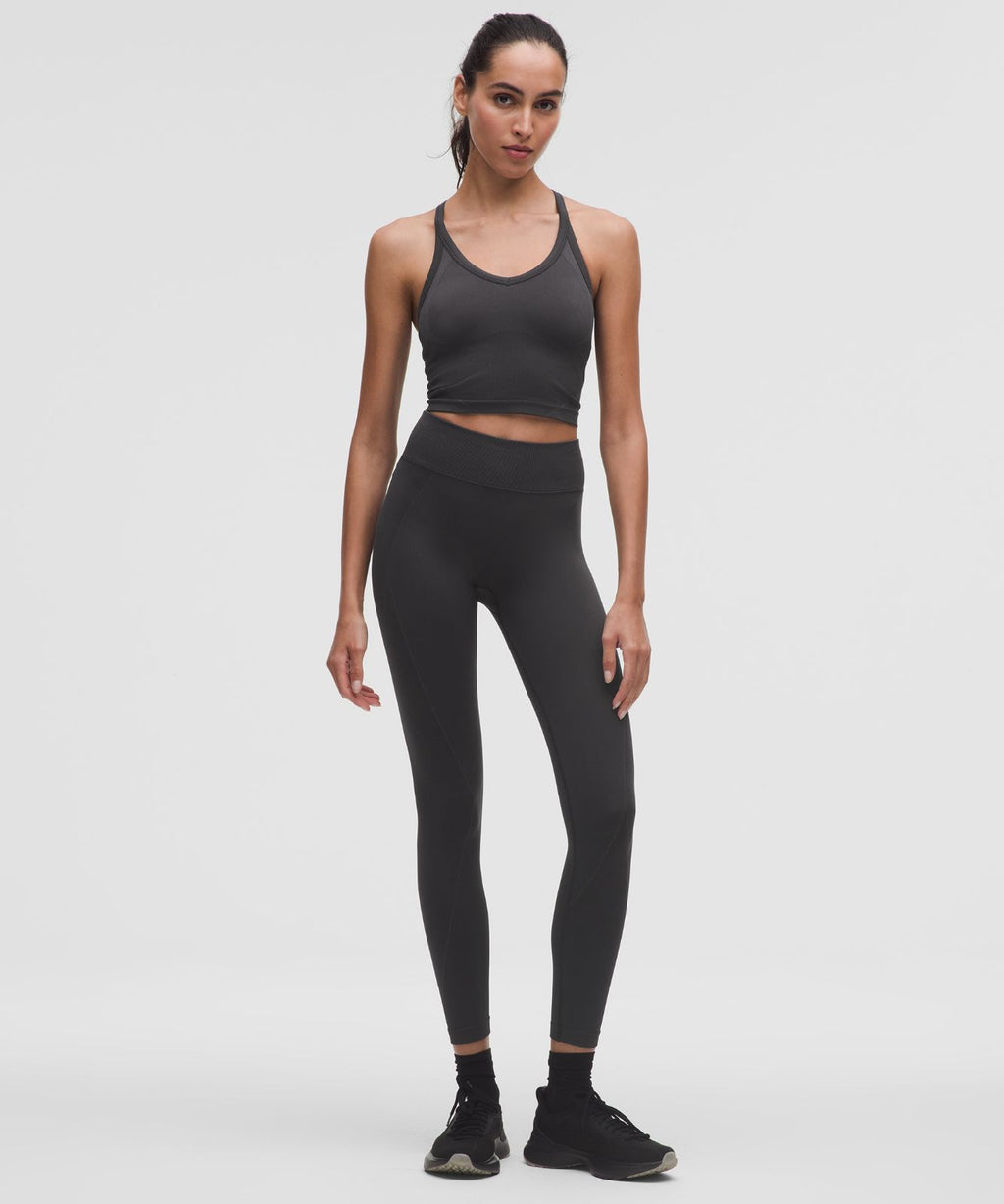 Get Low Cross-Back Training Tank Top *Light Support, B/C Cup Black/Graphite Grey