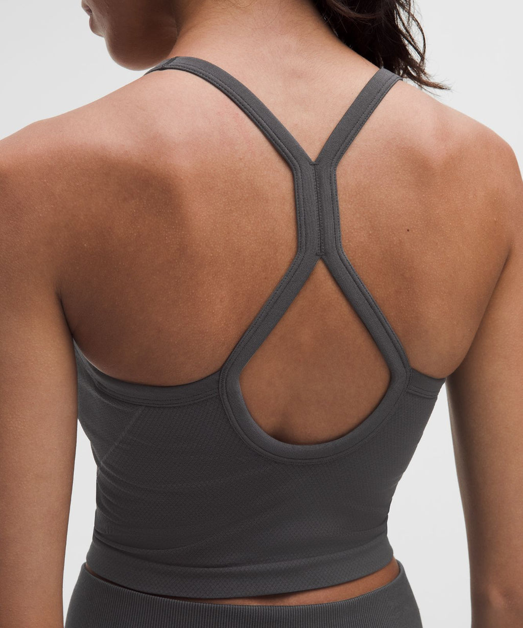 Get Low Cross-Back Training Tank Top *Light Support, B/C Cup Black/Graphite Grey