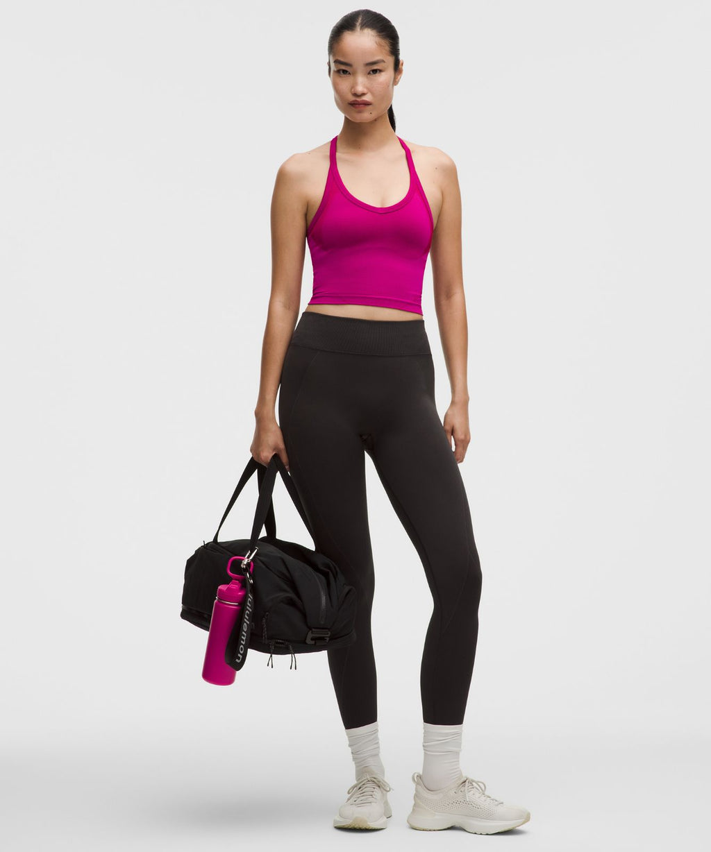 Get Low Cross-Back Training Tank Top *Light Support, B/C Cup Pink Flare/Berry Rumble