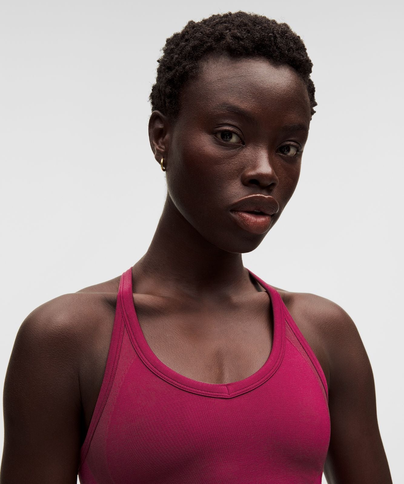 Get Low Cross-Back Training Tank Top *Light Support, B/C Cup Raspberry Rave/Berry Red