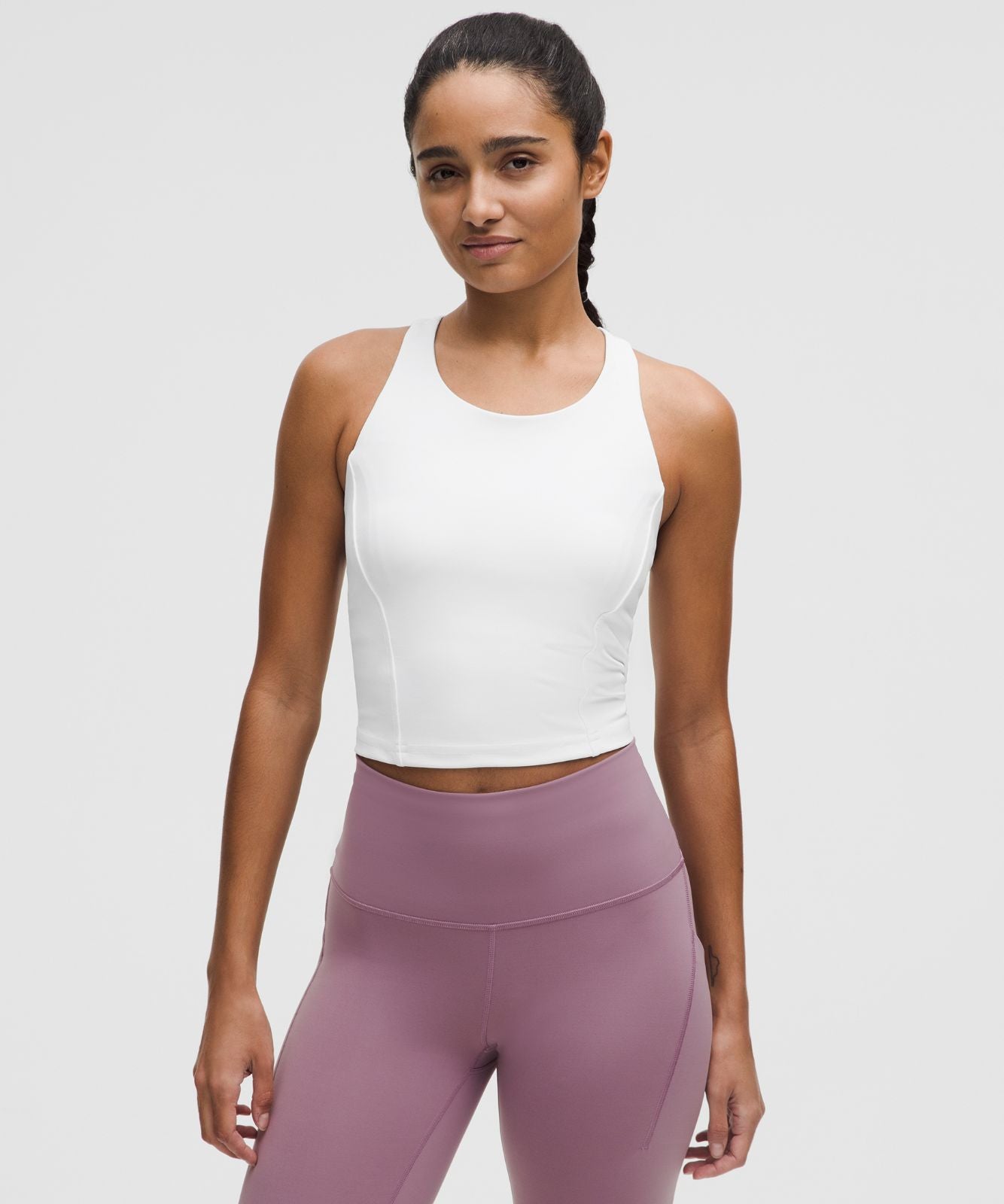 Wunder Train Racerback Tank Top *Medium Support, B/C Cup White