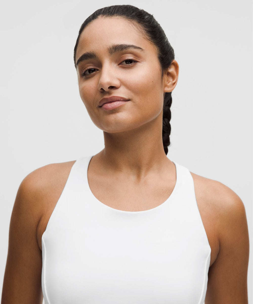Wunder Train Racerback Tank Top *Medium Support, B/C Cup White