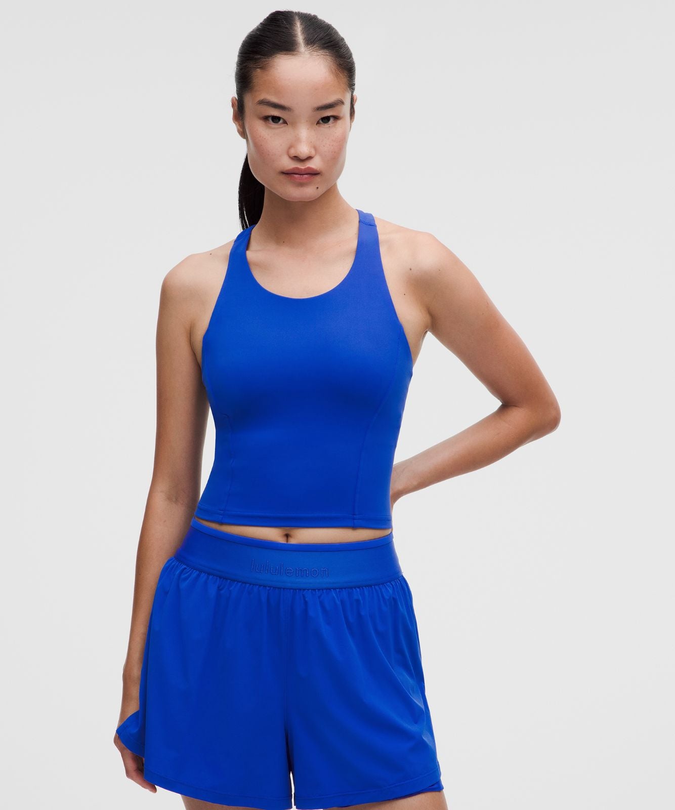 Wunder Train Racerback Tank Top *Medium Support, B/C Cup Beach Ball Blue