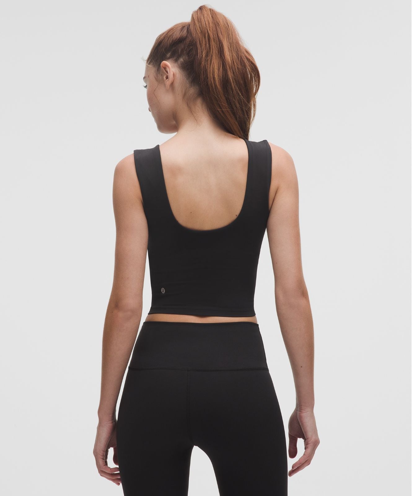 Wunder Train Wide-Strap Tank Top *Medium Support, B–D Cups Black