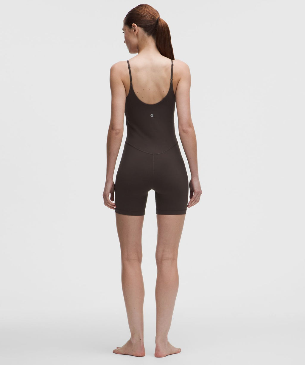 lululemon Align™ Cami Bodysuit 6" *Light Support, A/B Cup Mahogany Muse