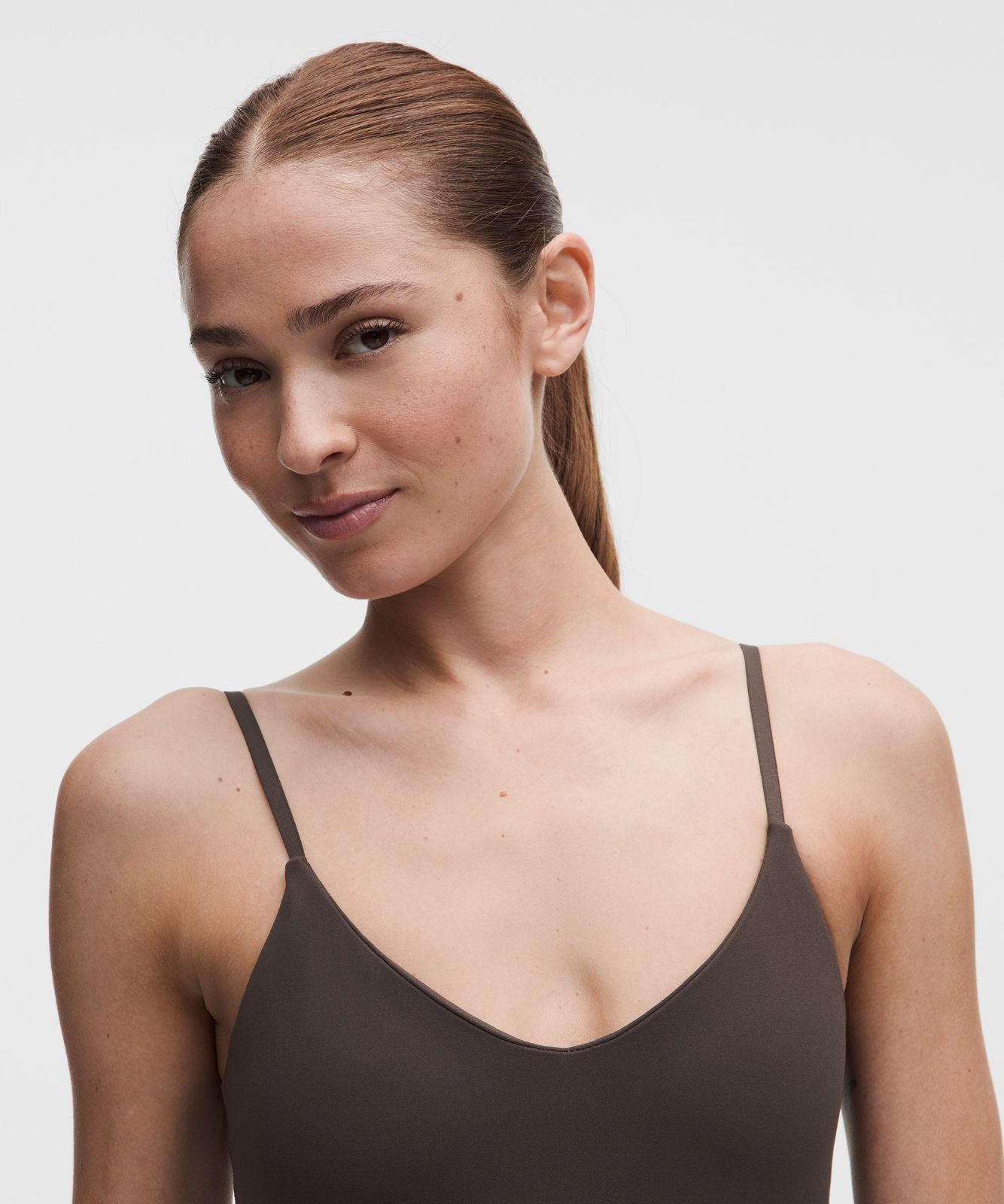 lululemon Align™ Cami Bodysuit 6" *Light Support, A/B Cup Mahogany Muse