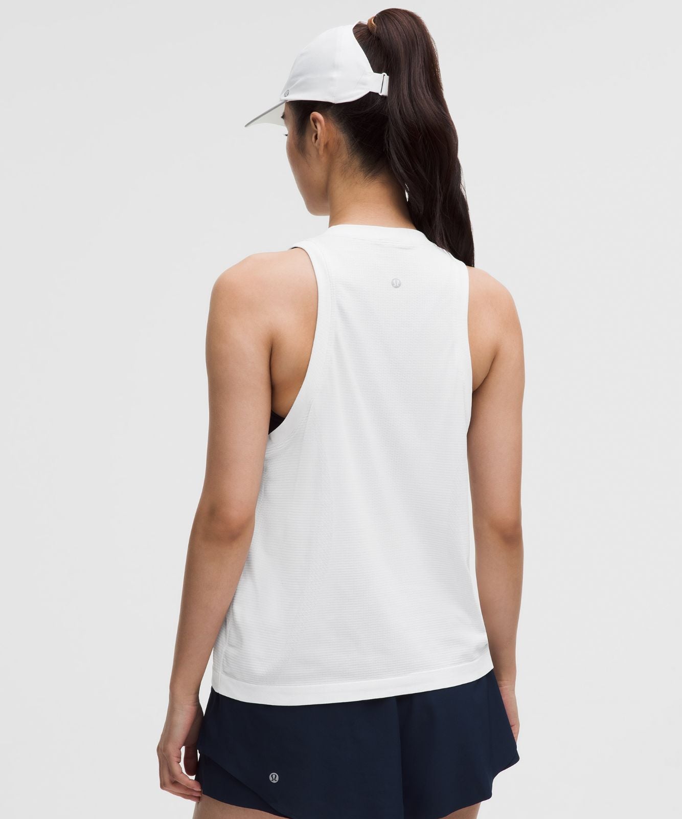Swiftly Relaxed Tank Top *Hip Length White/White