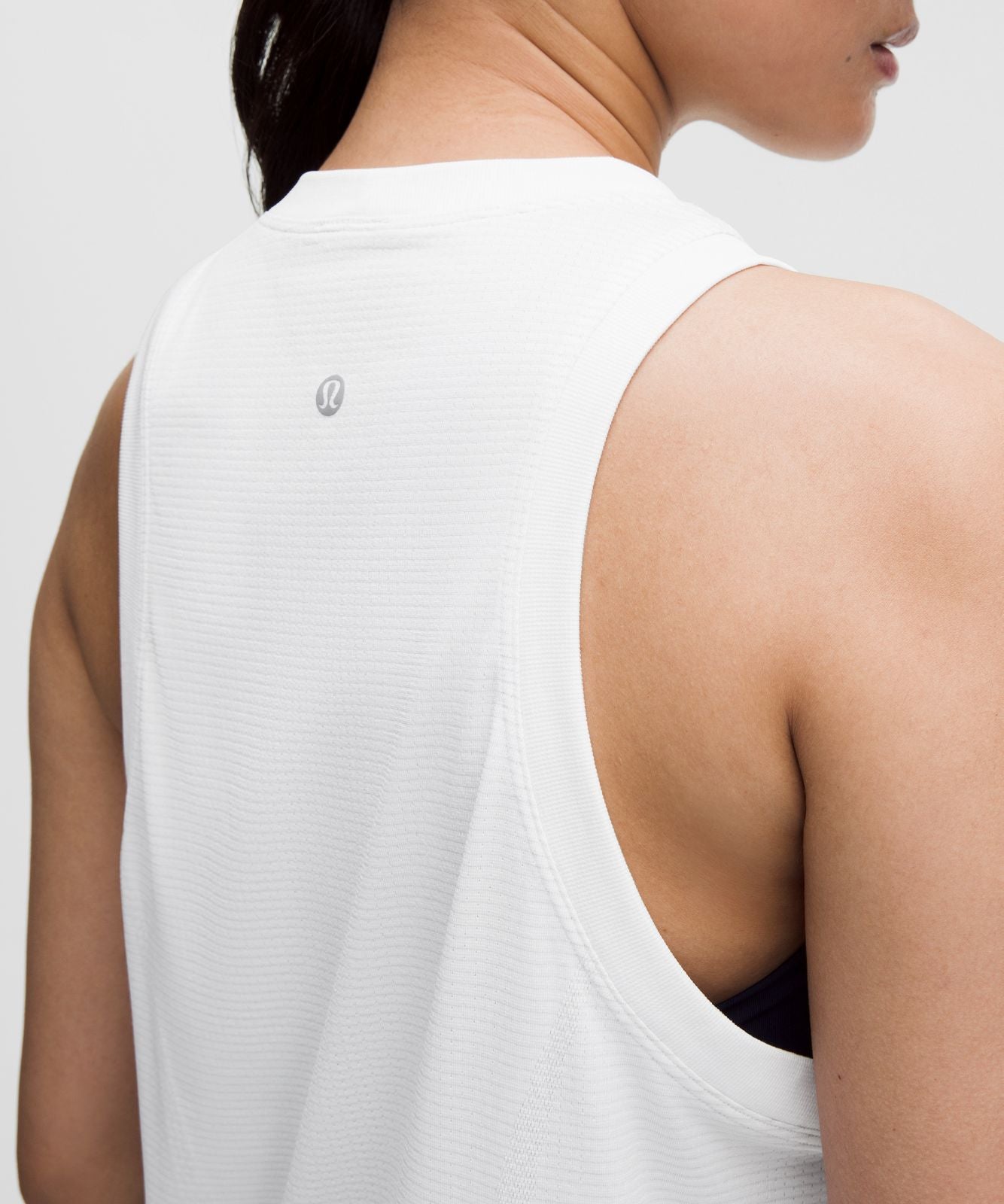 Swiftly Relaxed Tank Top *Hip Length White/White