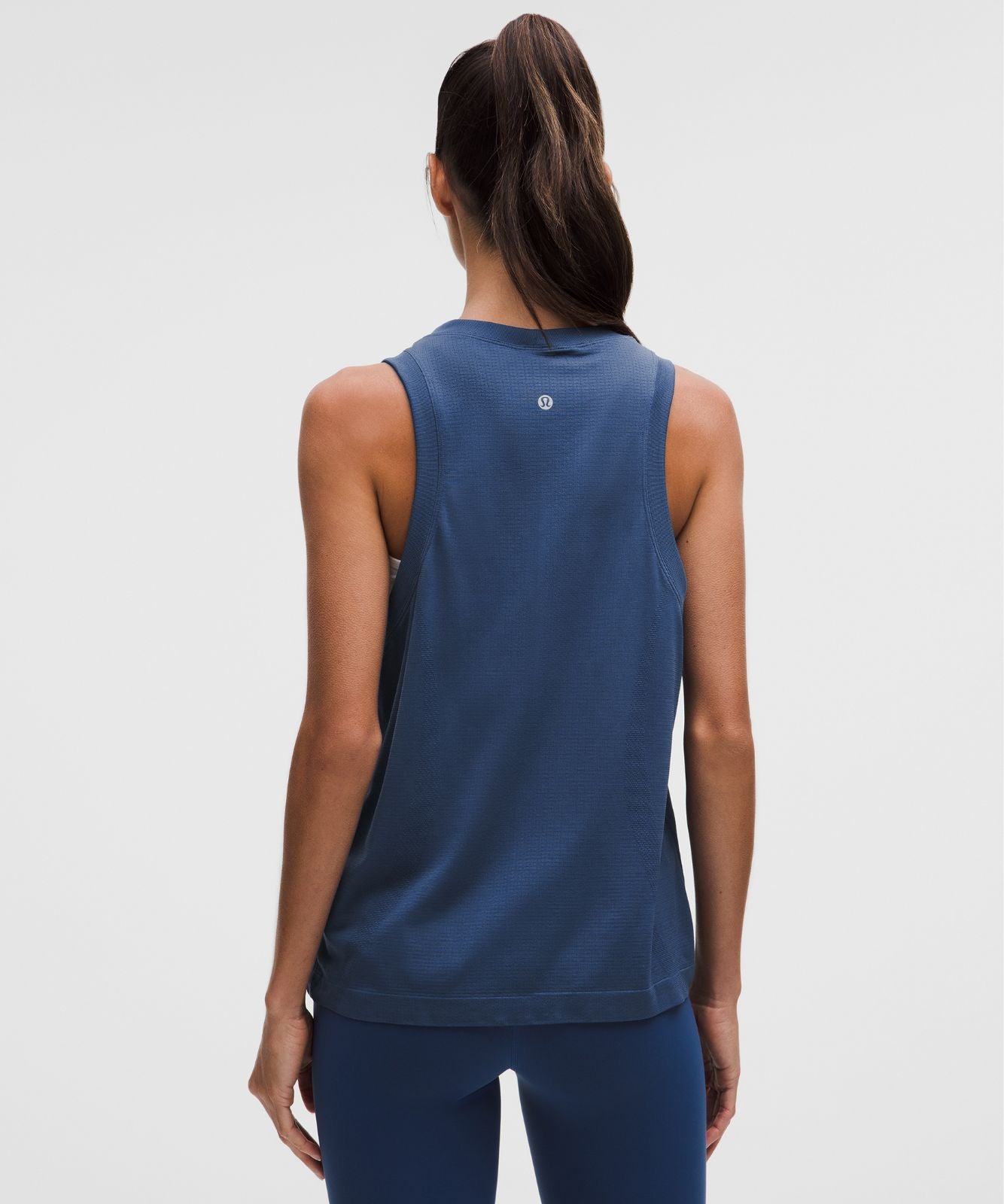 Swiftly Relaxed Tank Top *Hip Length Blue Twill/Blue Twill