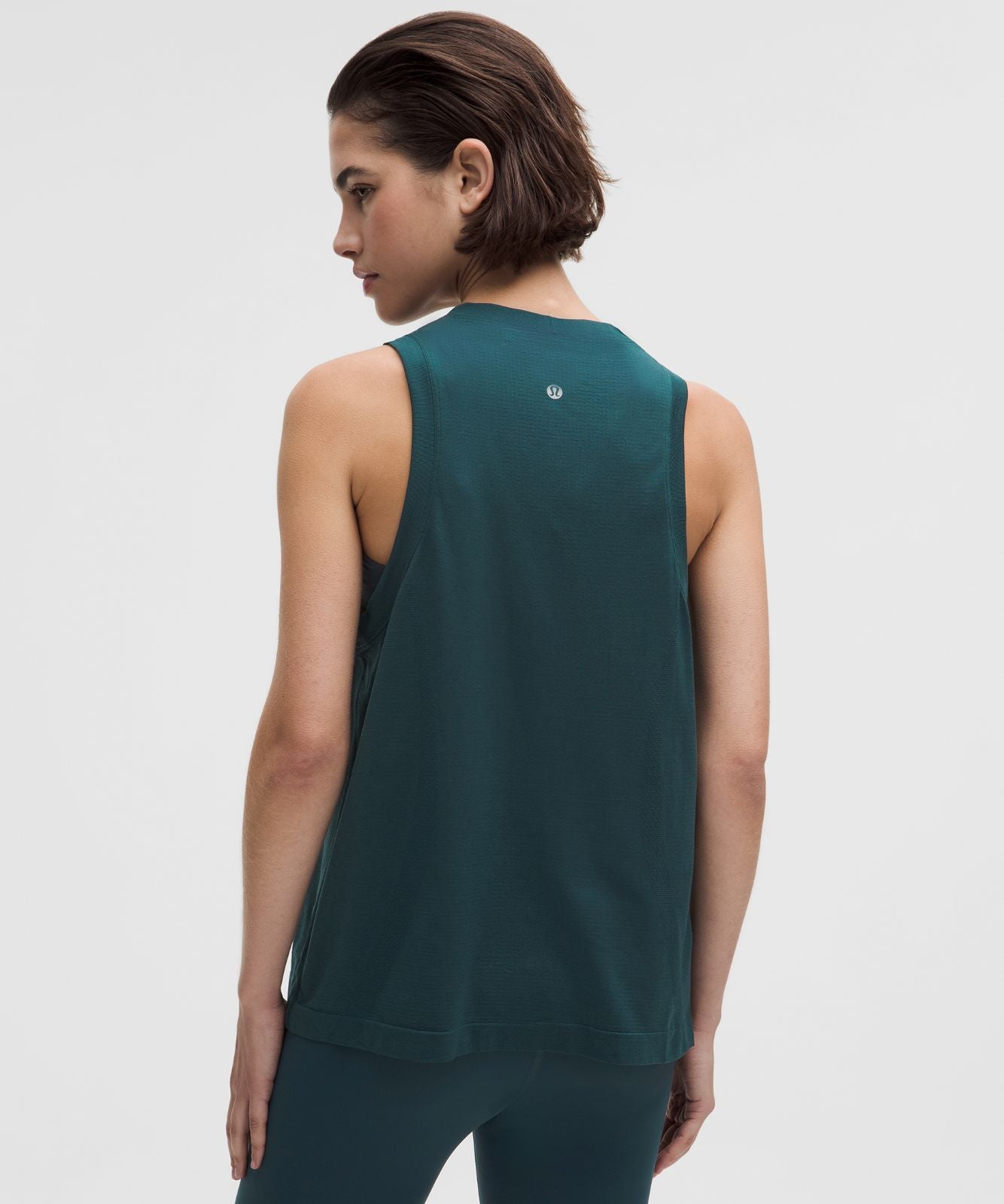 Swiftly Relaxed Tank Top *Hip Length Indochine Blue/Indochine Blue