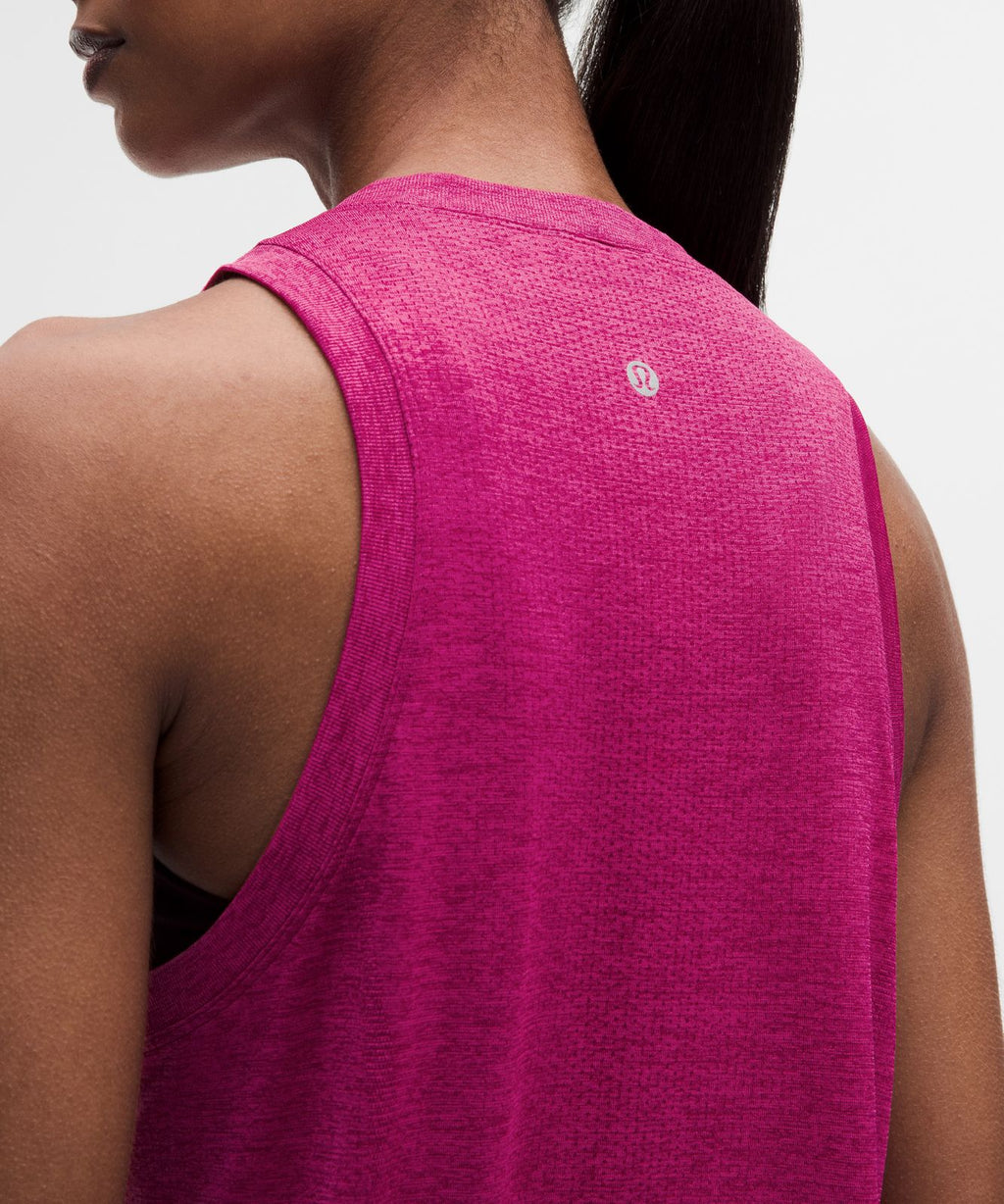 Swiftly Relaxed Tank Top *Hip Length Raspberry Rave/Flamingo Fun Tone