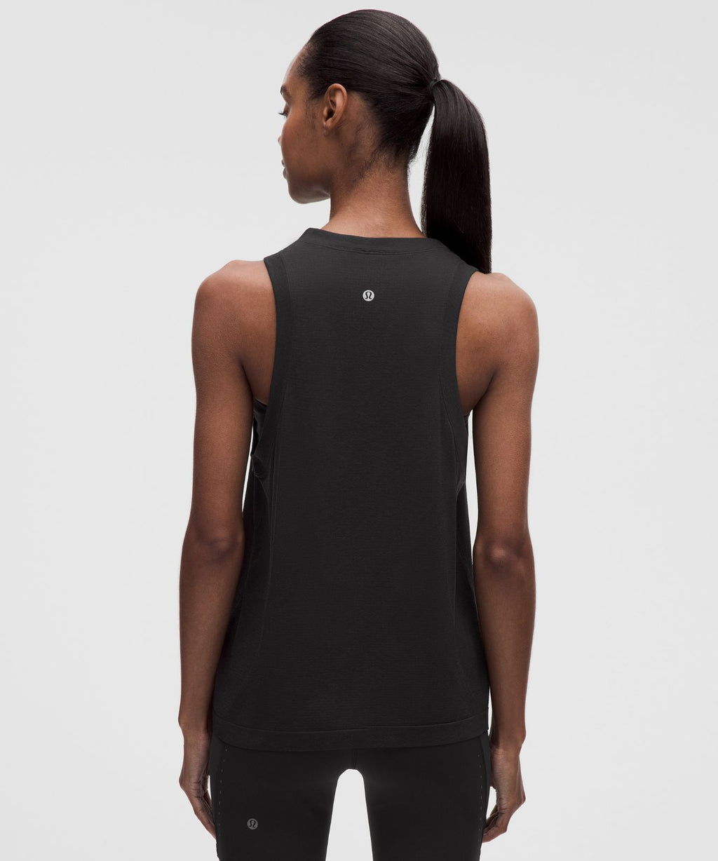Swiftly Relaxed Tank Top *Hip Length Black/Black