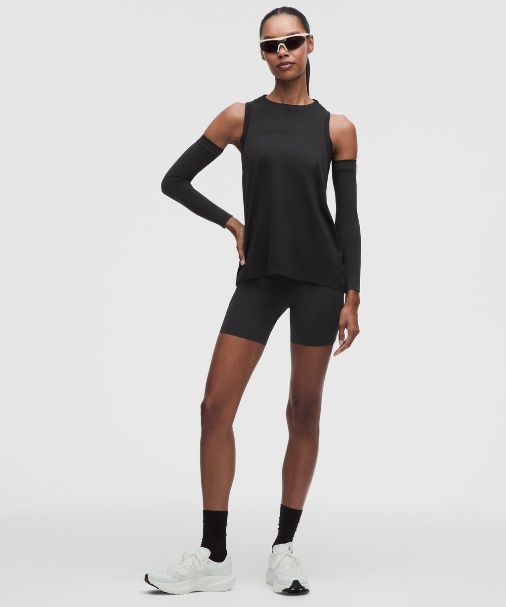 Swiftly Relaxed Tank Top *Hip Length Black/Black