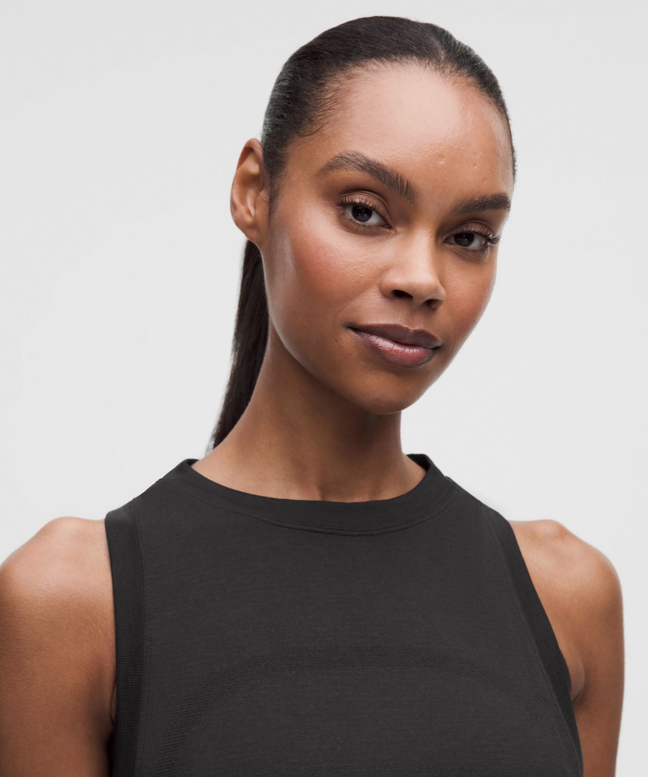 Swiftly Relaxed Tank Top *Hip Length Black/Black