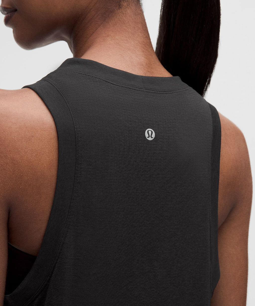 Swiftly Relaxed Tank Top *Hip Length Black/Black