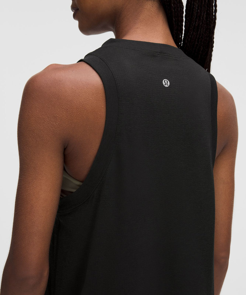 Swiftly Relaxed Tank Top *Hip Length Black/Black