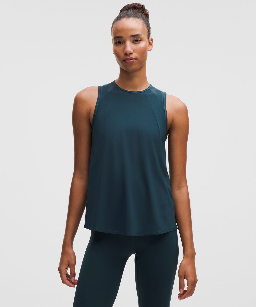 Sculpt Tank Top Indochine Blue