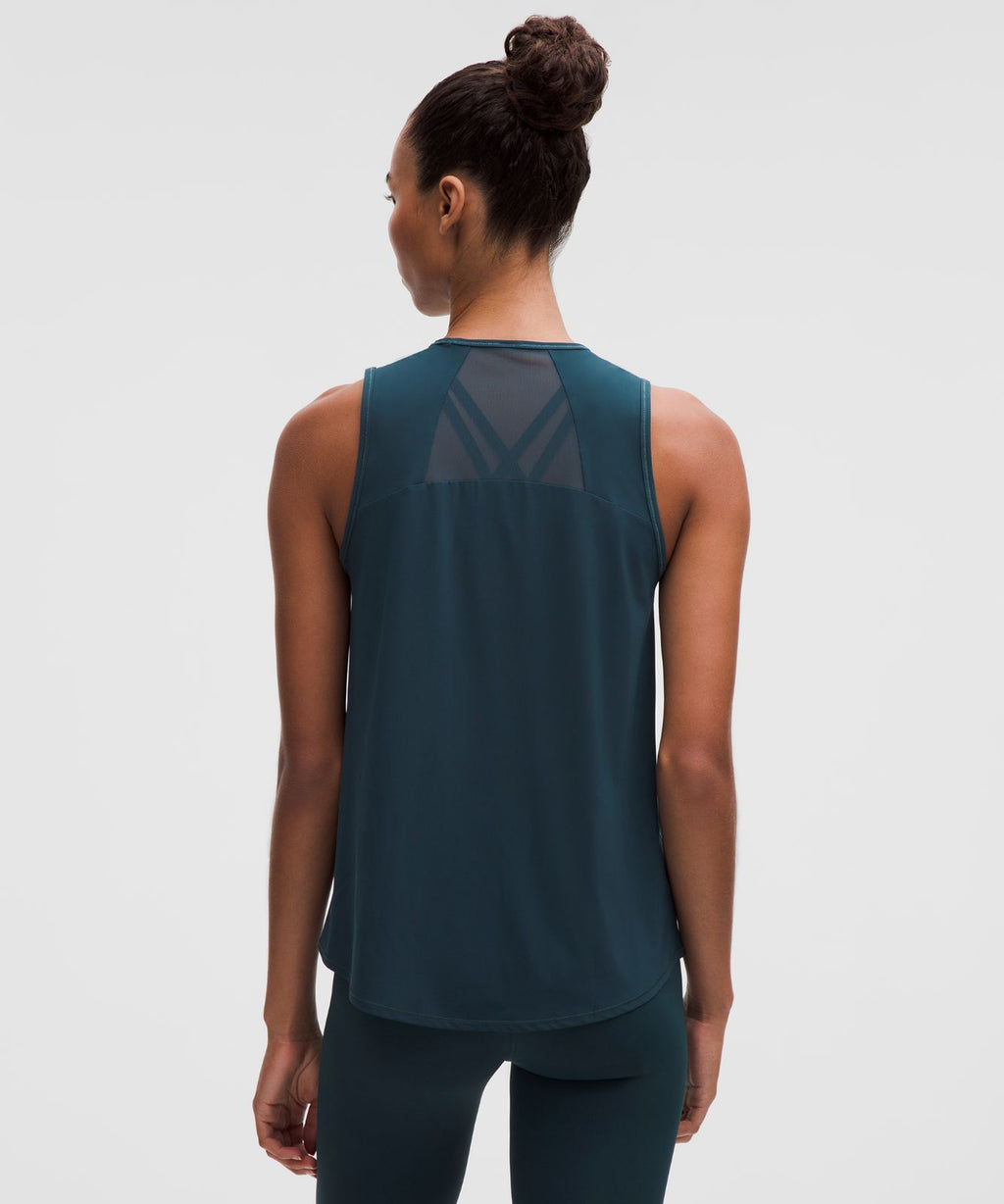 Sculpt Tank Top Indochine Blue