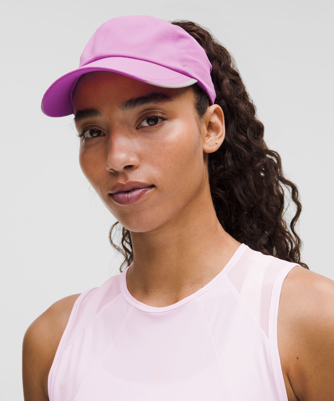 Sculpt Tank Top Pink Organza