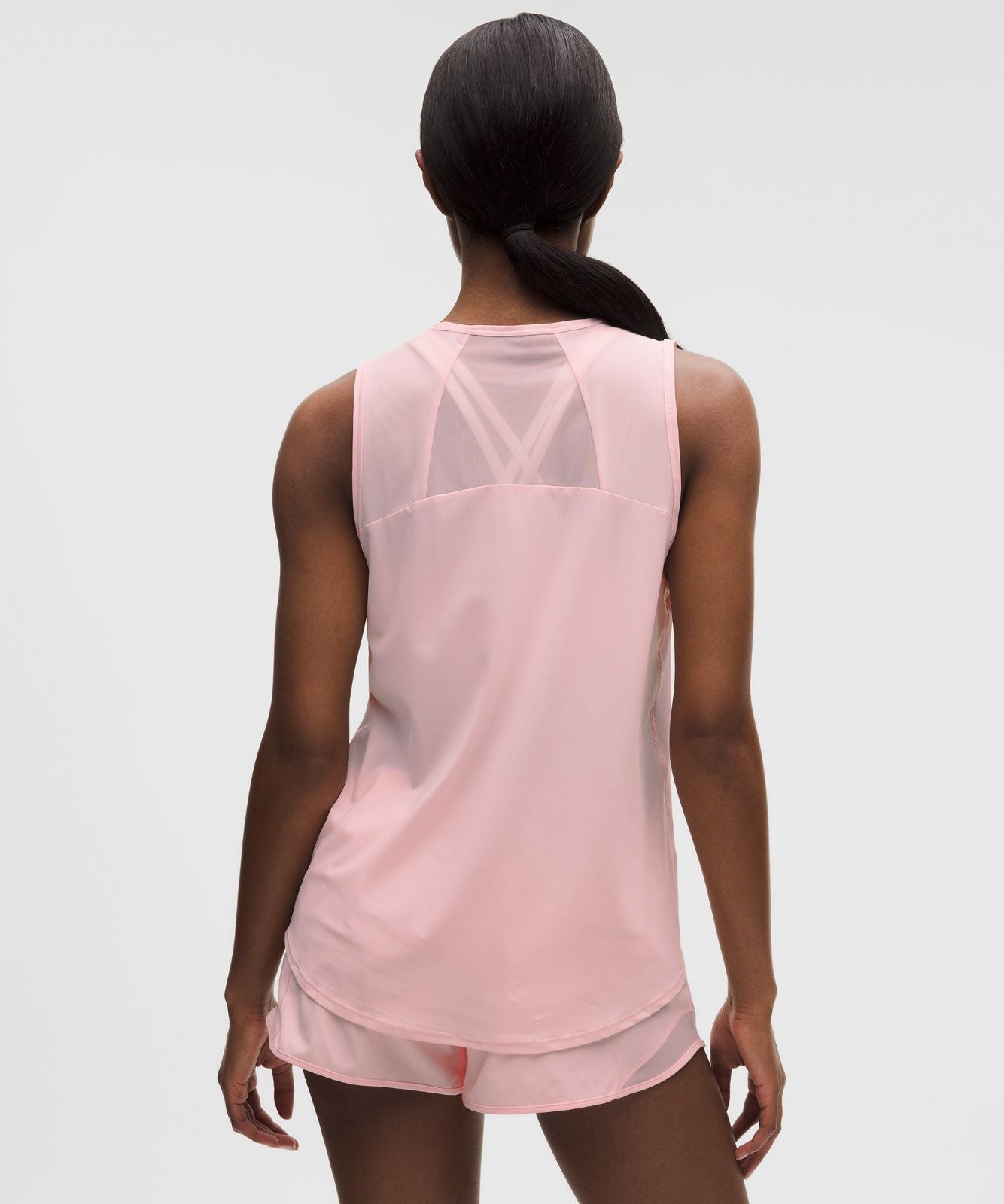 Sculpt Tank Top Pink Pearl