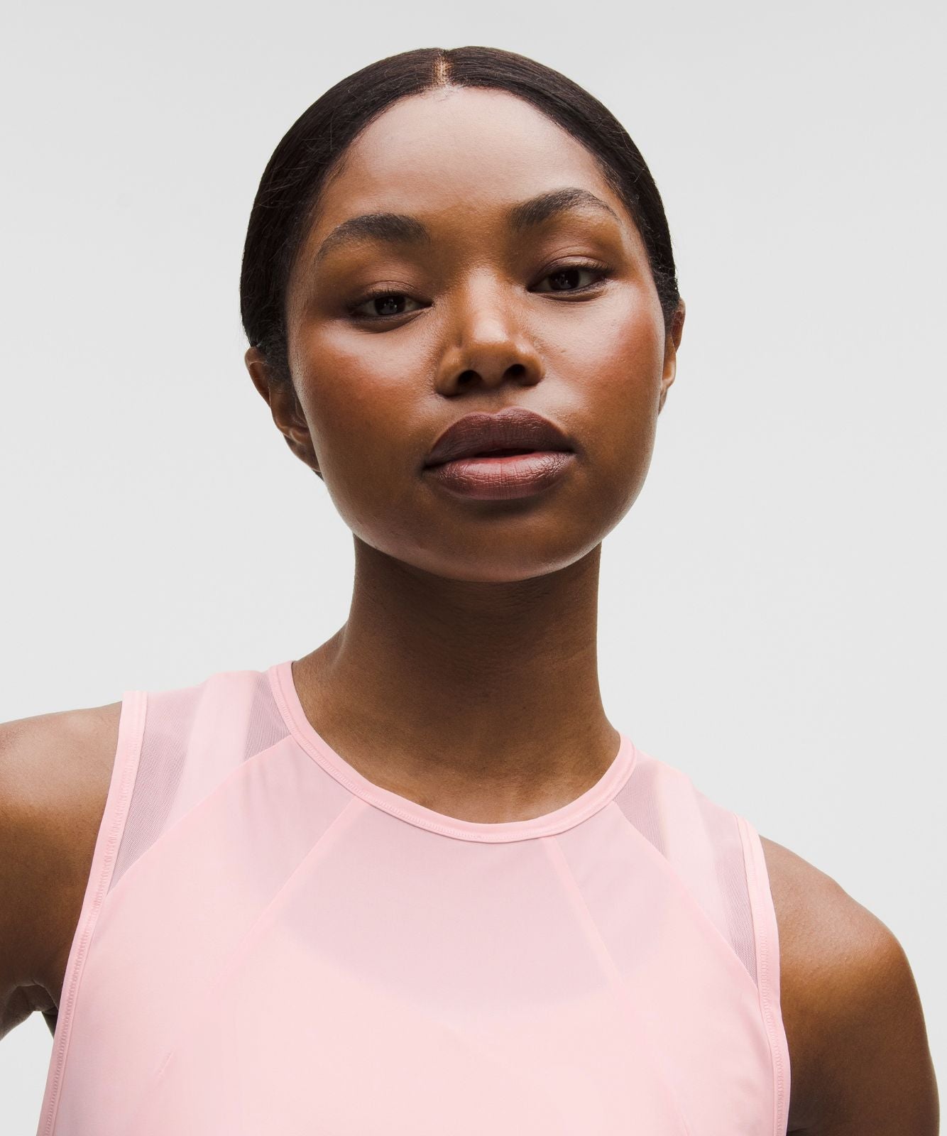 Sculpt Tank Top Pink Pearl