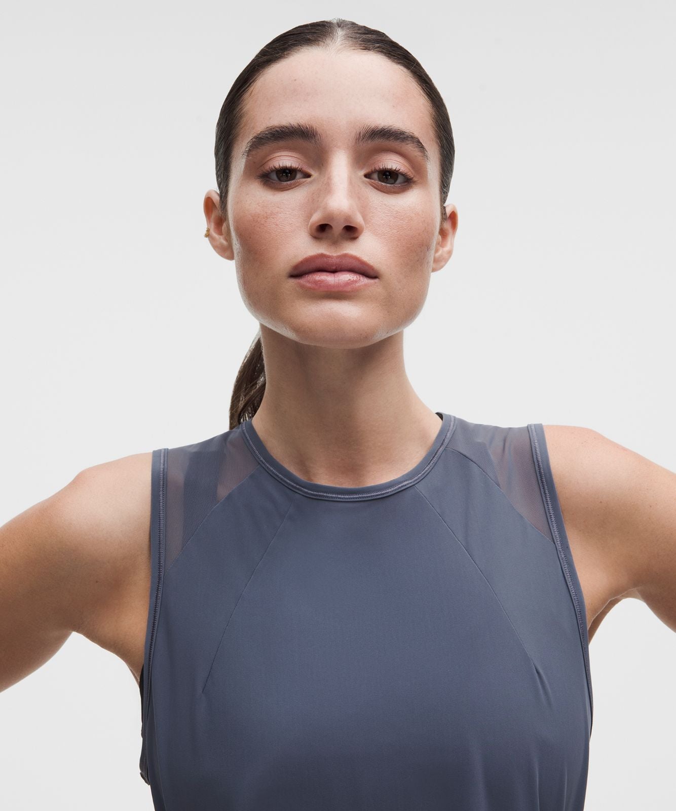 Sculpt Tank Top Dusty Diamond