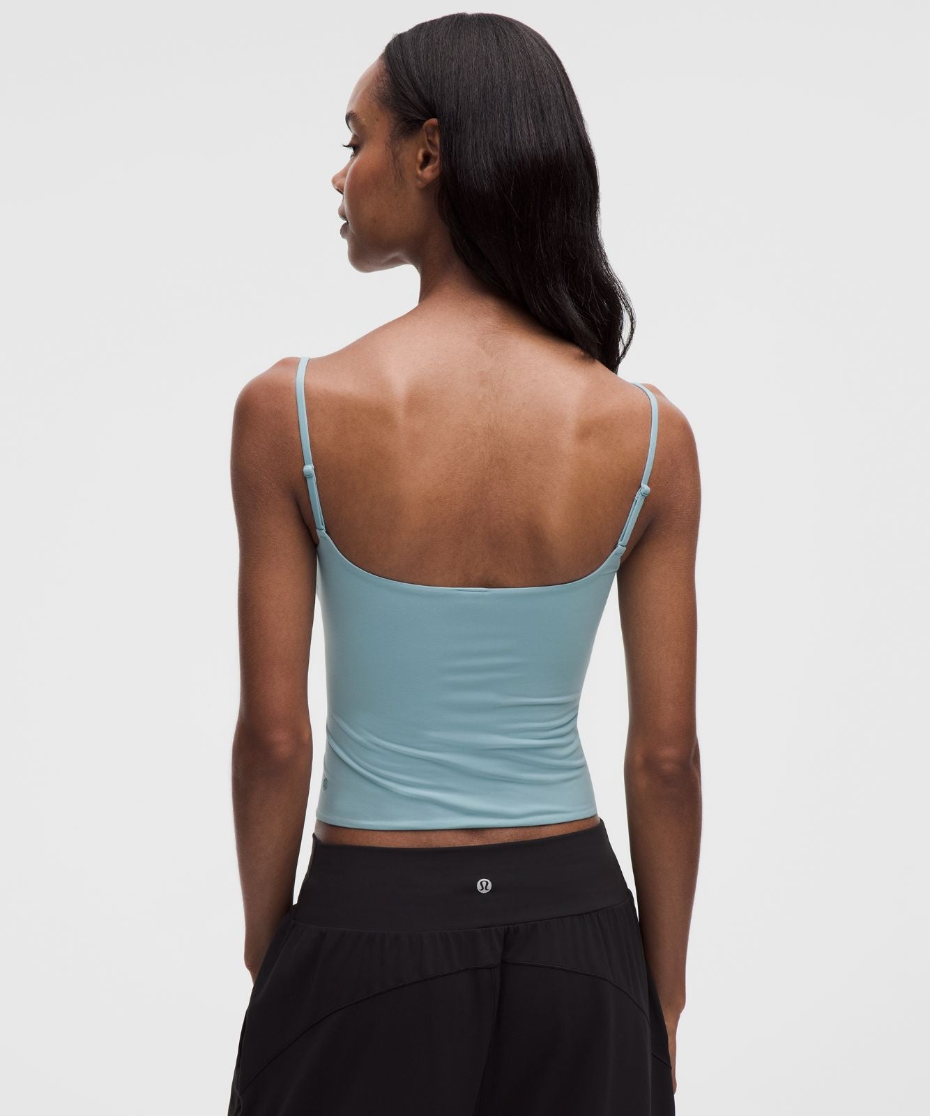 Wundermost Ultra-Soft Nulu Spaghetti-Strap Adjustable Cami Seafoam