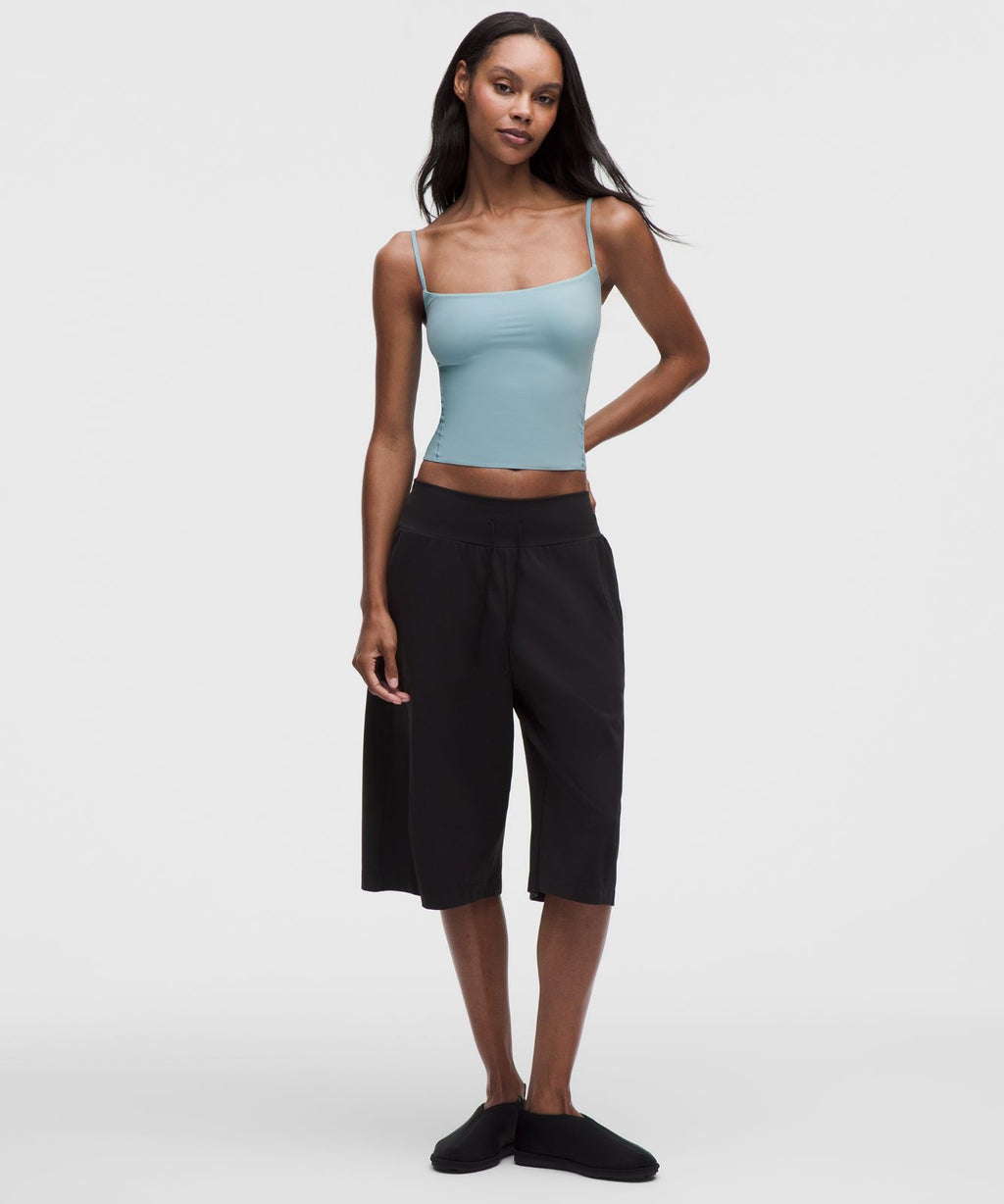 Wundermost Ultra-Soft Nulu Spaghetti-Strap Adjustable Cami Seafoam