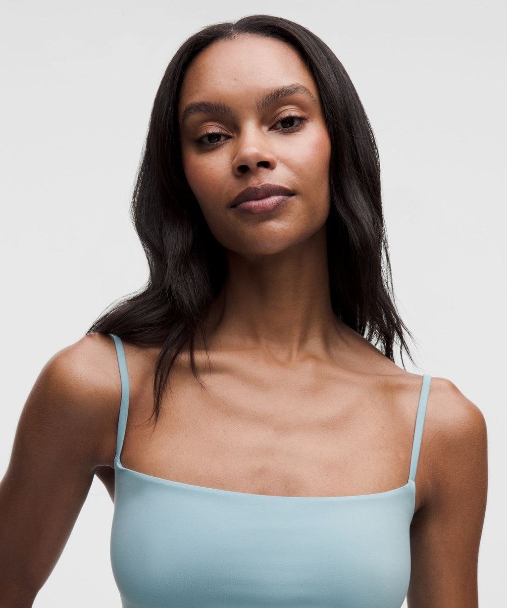 Wundermost Ultra-Soft Nulu Spaghetti-Strap Adjustable Cami Seafoam