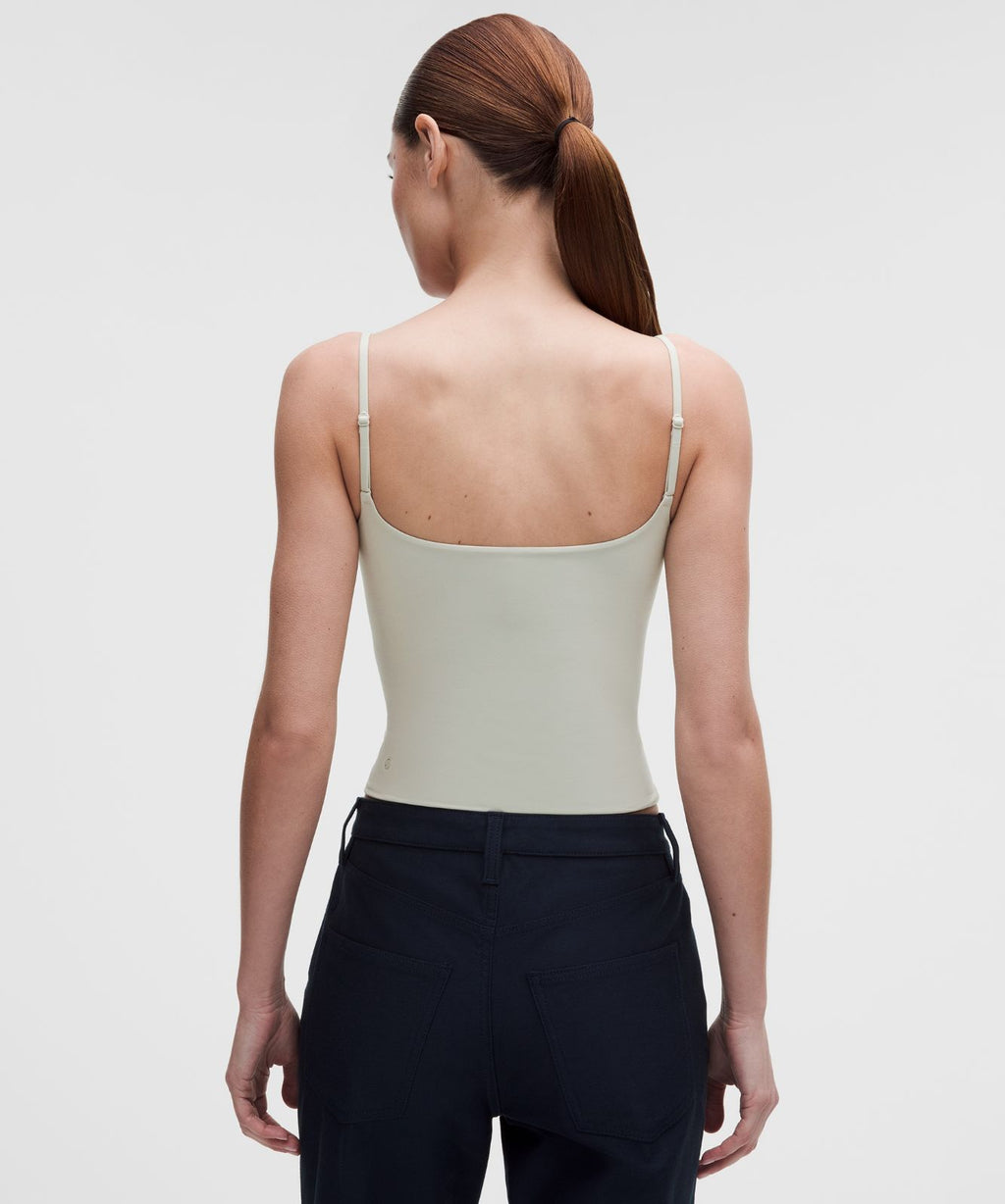 Wundermost Ultra-Soft Nulu Spaghetti-Strap Adjustable Cami Meadow Haze