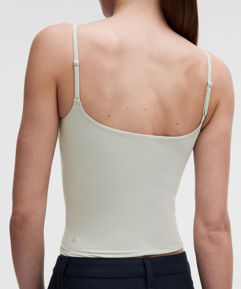 Wundermost Ultra-Soft Nulu Spaghetti-Strap Adjustable Cami Meadow Haze