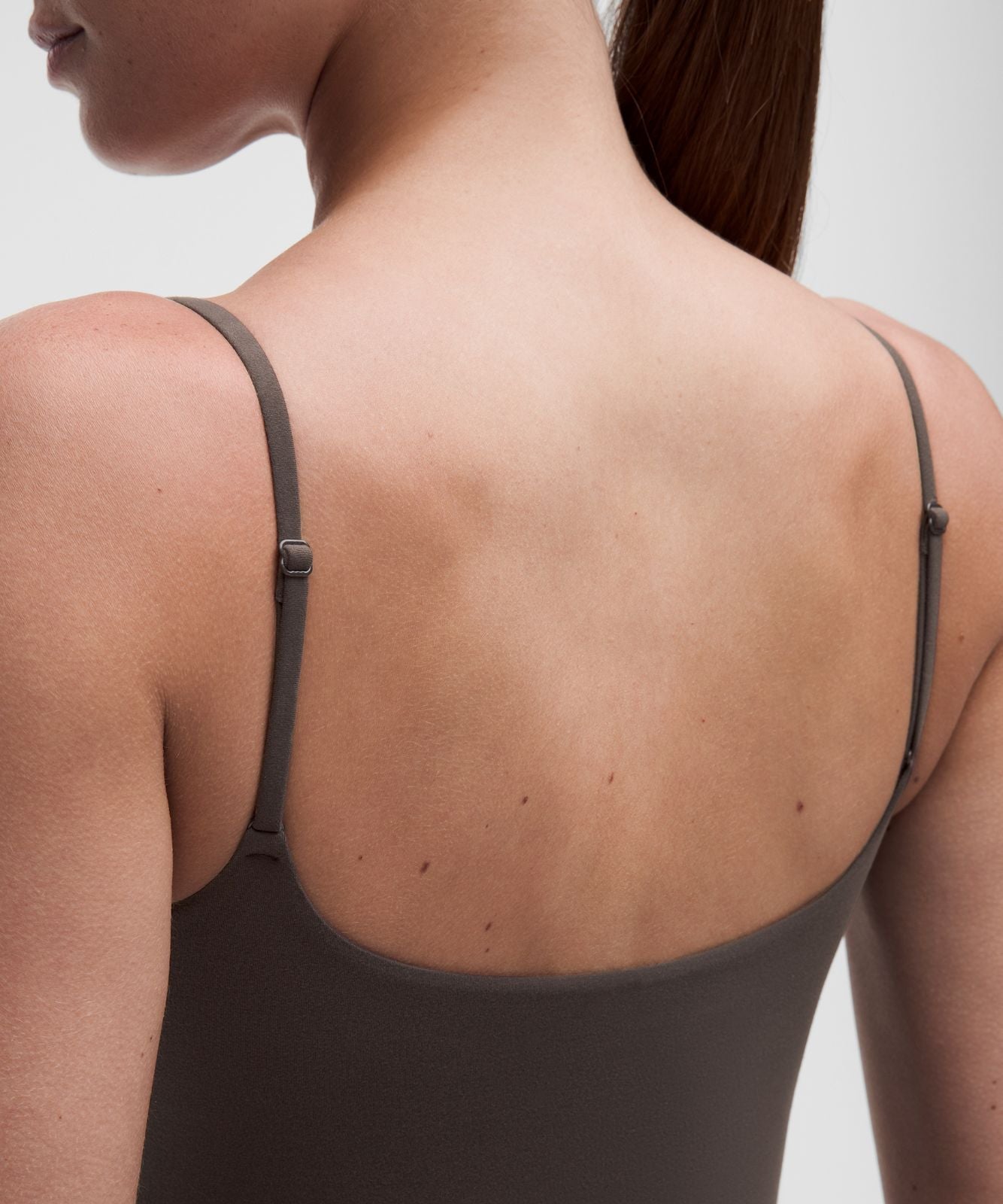 Wundermost Ultra-Soft Nulu Spaghetti-Strap Adjustable Cami Mahogany Muse
