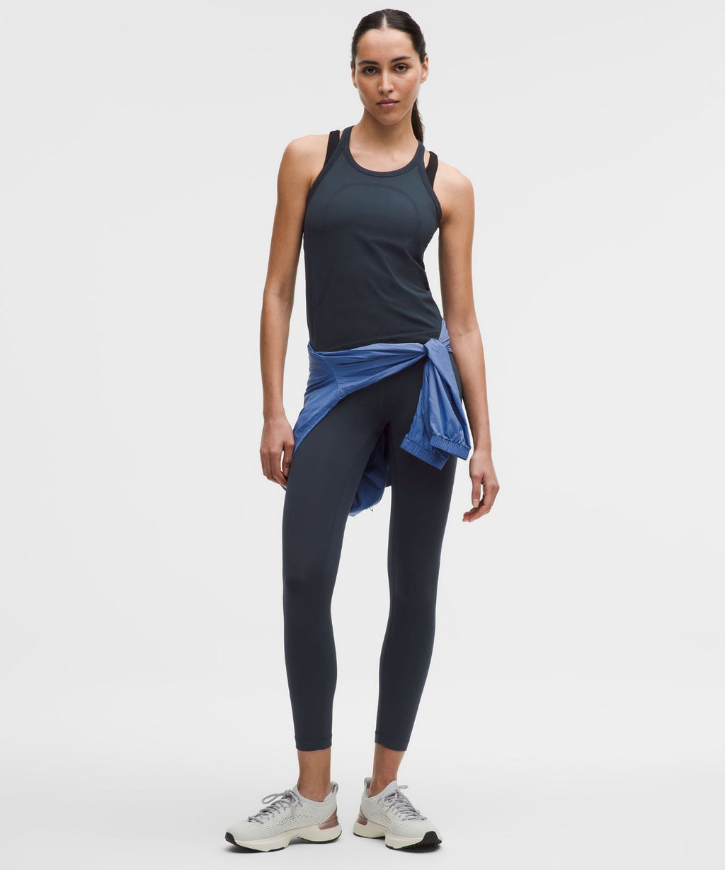 Swiftly Tech Round-Neck Racerback Tank Top 2.0 *Waist Length True Navy/True Navy