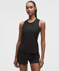 Women's Fast and Free Singlet Black