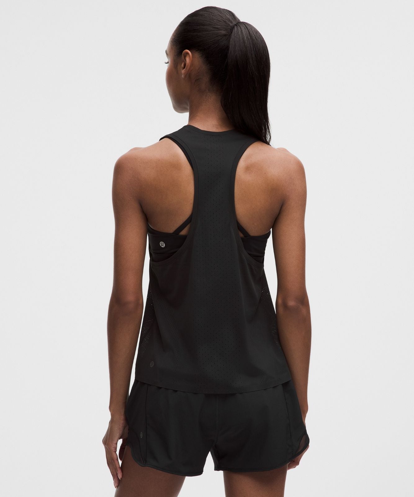 Women's Fast and Free Singlet Black
