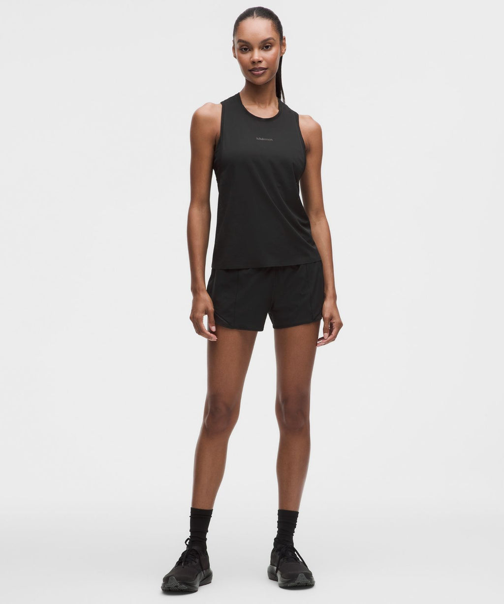 Women's Fast and Free Singlet Black